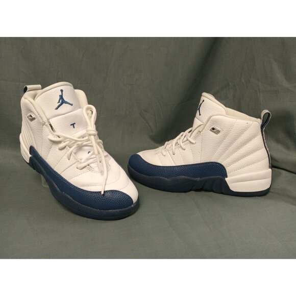 Jordan Other - Jordan 12 Retro (PS) Sneakers White French Blue Size 2Y BRAND NEW NO BOX!